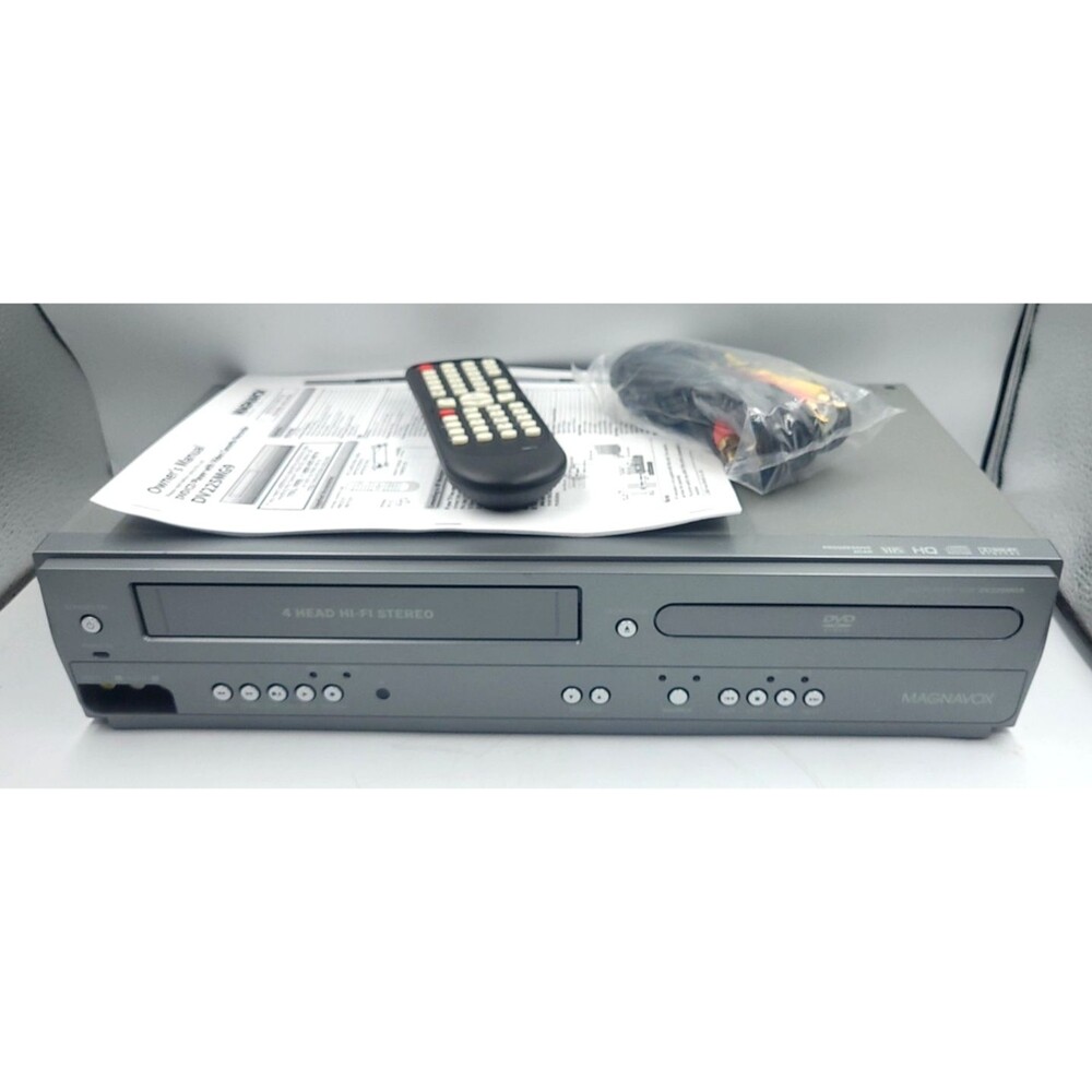 Magnavox DV225MG9 4 Head VHS/VCR Recorder DVD Player Combo RE-NEWED